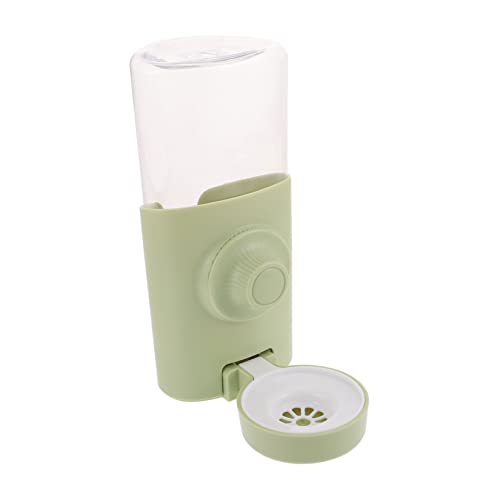 GREENADSCAPE Kaninchentrinker Wasserspender Für Haustierkäfige Wasserspender Für Haustiere Kleines Tier Trinkflasche Für Hamster Hundetränke Trinkteller Für Reptilien Rennmaus Pp Light Green von GREENADSCAPE