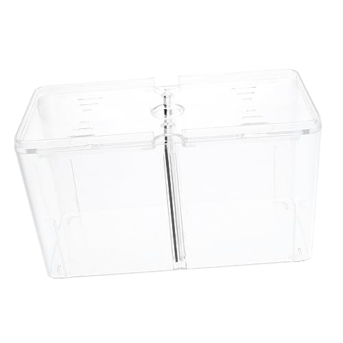 GREENADSCAPE Kasten Betta-Box Aquarium groß Netz Bausatz Aquariumheizung Tank Fischzuchtbox Isolationsbox für Fische Brutinkubator für Aquarien Brutinkubatoren für Aquarien Abs Transparent von GREENADSCAPE