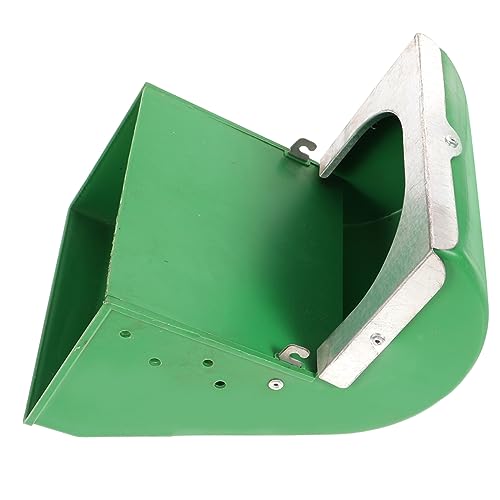 GREENADSCAPE Kasten Futterbox Für Kaninchen Tierfutterbehälter Kaninchenfutter Für Käfige Spender Für Kaninchenkäfige Futterspender Futterkaninchen Speicherhalter Plastik Dark Green von GREENADSCAPE