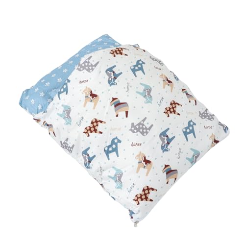 GREENADSCAPE Katze Schlafsack Haustiermatte Hund Katze Warmes Kissenbett Schlafbett Für Katzen Haustier Winter Bequemes Haustiernest Katzennest Katzenschlafsack Blue Außen Baumwolle von GREENADSCAPE