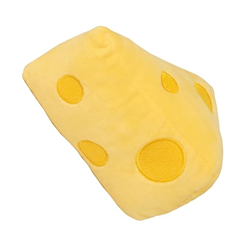 GREENADSCAPE Katzenminze Käse Katzenspielzeug Plüsch Molar Haustier Katzenminze Spielzeug Zähneknirschen Kauspielzeug für Katzen von GREENADSCAPE