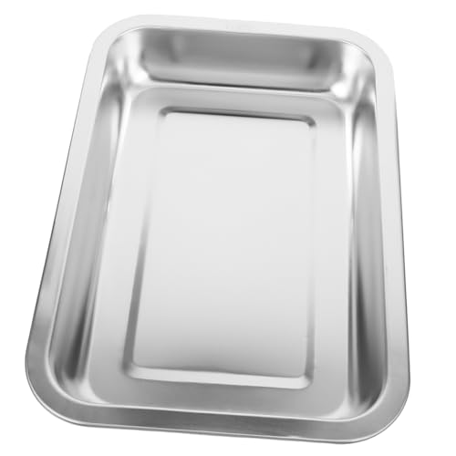 GREENADSCAPE Katzentoilette Aus Edelstahl Offener Stil Große Kapazität Leicht Zu Reinigen Für Katzen Und Kleine Haustiere GREENADSCAPE Katzentoilette Aus Edelstahl Offener Stil Große Kapazität Leicht Zu Reinigen Für Katzen Und Kleine Haustiere von GREENADSCAPE