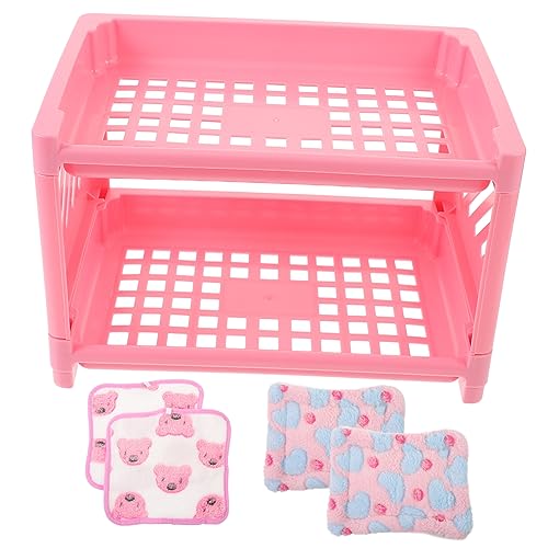 GREENADSCAPE Kleintier Bett Für Meerschweinchen Hamster Und Kaninchen 5 Teiliges Set Mit 2 Matratzen Und 2 Decken Gemütliches Strapazierfähiges Und Warmes Versteck Für Haustiere Ideal von GREENADSCAPE