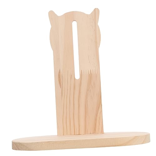 GREENADSCAPE Hamster Übung Rad Basis Rad Halterung Stabile Holz Spielzeug Basis Für Stumm Design Rad von GREENADSCAPE