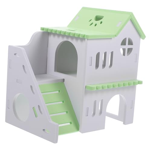 GREENADSCAPE Meerschweinchen-Labyrinth Haushalt Rattenhaus Eichhörnchen-ananasbett Käfig Hamsterburg Erkundungsspielzeug Schlosschinchillahaus Zwerghamsterhaus Hamsterspielplatz PVC von GREENADSCAPE