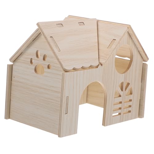 GREENADSCAPE Holz Hamster Unterschlupf Verstecke und Klettern Meerschweinchen Chinchilla Käfig Spielzeug von GREENADSCAPE