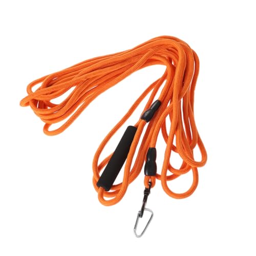 GREENADSCAPE Hunde Trainingsleine Orange 10mm Strapazierfähige Zugleine Für Mittelgroße Hunde Praktische Hundetraining Leine Ideal Für Gassi Gehen Und Outdoor Aktivitäten von GREENADSCAPE