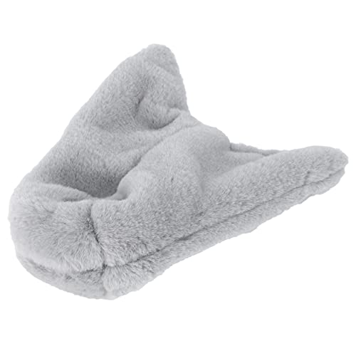 GREENADSCAPE Papageiendecke kuscheldecke warm warmedecke Vogelhaus Tierdecke warm Blanket Winterdecken Papagei Plüsch Hamsterversteck Decke für Vögel Vogelschal Vogelbett Vogelwärmer Light Grey von GREENADSCAPE