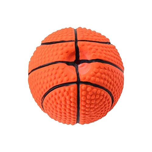 GREENADSCAPE Basketball-hundespielzeug Mit Stimmbildung Aus Latex Zum Spielen Mit Haustieren Vermittelt Geistige Fähigkeiten Klein Und Tragbar von GREENADSCAPE