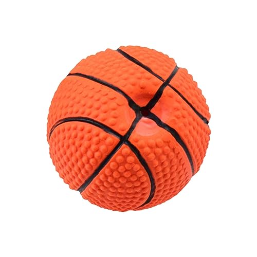 GREENADSCAPE Hundespielzeug Basketball Latex Quietschendes Kauspielzeug Für Hunde Molarenschleifen Heimtierbedarf von GREENADSCAPE