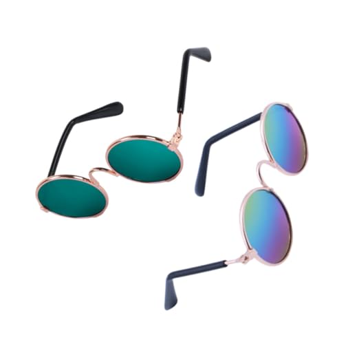 GREENADSCAPE Pet Brille Parodie Haustier-brillenspielzeug Hund Sonnenbrille Klein Brillen Für Hunde Hundebrille Für Kleine Hunde Sonnenbrillenrahmen Für Hunde Gläser Haustier Sonnenbrille von GREENADSCAPE