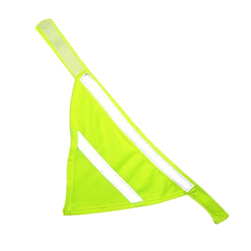 GREENADSCAPE Hunde Reflektor Reflektierendes Hundetuch Aus Polyester Hochsichtbares Welpenhalstuch Für Nachtausflüge Leichtes Fluoreszierendes Hundebandana Ideal Für Und Stil Hundehalstuch von GREENADSCAPE