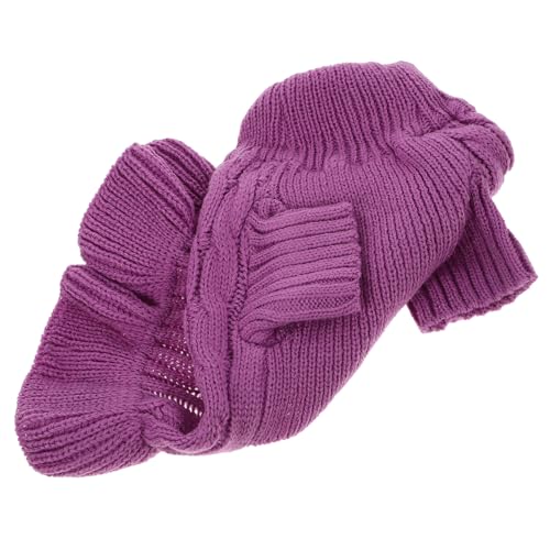 GREENADSCAPE Rollkragenpullover Für Hunde Warmer Hundepullover Warme Kleidung Für Katzen Winterkleidung Für Haustiere Hübscher Pullover Für Welpen Haustierkleidung Katzenkostüm von GREENADSCAPE