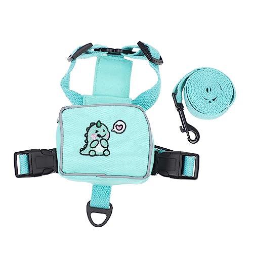 GREENADSCAPE Rucksack für Haustiere Satteltasche für Welpen Walker Hundegeschirr Hunderucksäcke Katze pet Backpack hundegurt wanderrucksäcke Rucksackleine für Haustiere Kätzchenleine Polyester von GREENADSCAPE