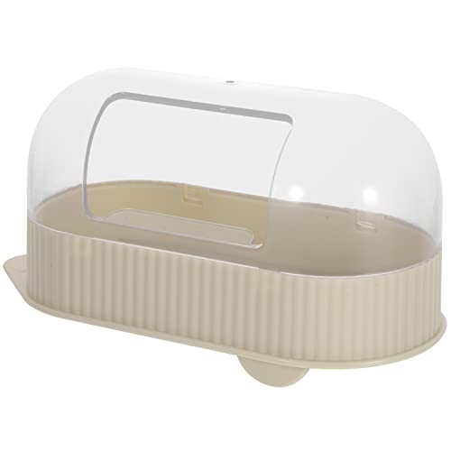 GREENADSCAPE Sandbecken Hamstersandbad klare Wanne Igel-Hamster-Badezimmer Hamsterbad mit Dusche meerschweinchen Badezimmer Hamster klo Hamster sandbad Hamsterzubehör Hamsterbadewanne Abs von GREENADSCAPE