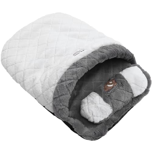 GREENADSCAPE Schlafsack für Haustiere katzenbett pet Bed cat cave katzenversteck catsbests Haustier warmes Nest Kätzchen schläft Haustierbett Haustier Katzennest Katzenhöhle Baumwolle Coffee von GREENADSCAPE