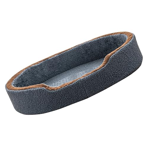 GREENADSCAPE Schwamm Zwinger Warmes Hundebett Welpenbetthöhle Plüsch Katzenkissen Sofa Hundebett Schlafbett Für Welpen Bequeme Haustiermatte Plüsch Katzenhöhlenbett Katzenheim -Fleece von GREENADSCAPE