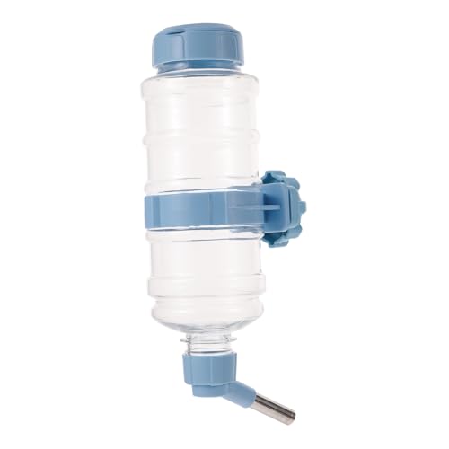 GREENADSCAPE Trinkbrunnen für Haustiere Sachen Wasserspender für Kaninchen Hamster trinkflasche hasentrinkflaschen Wasserflasche Hasen-Hängefütter Futterautomat zum Aufhängen für Haustiere Blue von GREENADSCAPE