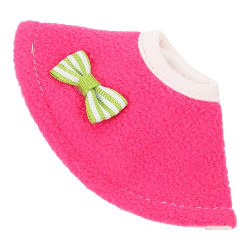 GREENADSCAPE Vogelhalsband Vogelhalskegel Heimtierbedarf Papageien-Beißhalsband Halsbedeckung für Vögel Papageienkragen Anti-Biss-Halsband für Haustiere Vogeldekore Vogelkegel Polarfleece Rosy von GREENADSCAPE