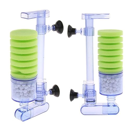 GREENADSCAPE Wandmontierter Aquarienfilter XY 2881 Pneumatischer Biochemischer Filter Für Fischbecken Hochleistungs Schwammsystem Für Klares Wasser Geeignet Für Aquarien Und Teiche von GREENADSCAPE