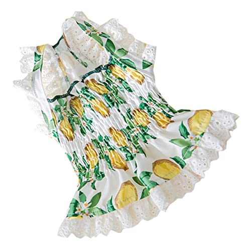 GREENADSCAPE Wiederverwendbares Hundekleid Tragbares Hundekleid Sommer Welpenkleidung Mädchen Hundezubehör Hasen Outfits Hundeprinzessin Kleider Sommer Welpenkleider Dekor Entzückendes von GREENADSCAPE