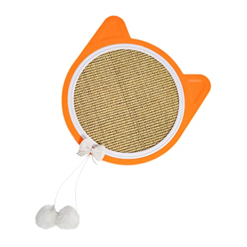 GREENADSCAPE Kätzchen Scratcher Katze Scratch Pad Orange Haustier Katzen Scratcher Katze Kratzbrett von GREENADSCAPE