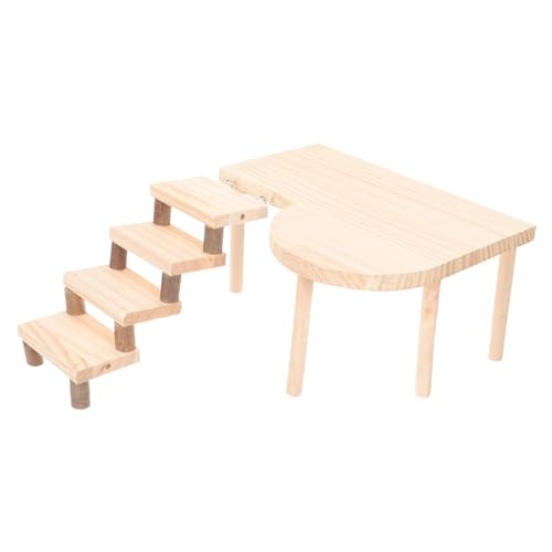 GREENADSCAPE zarte Hamsterplattform Hamster treppe Hamster Spielzeug hamsterzubehör Käfig-Hamster-Spielzeug lustige Hamsterplattform Chinchilla Rattenspielzeug aus Holz zartes Hamsterspielzeug von GREENADSCAPE