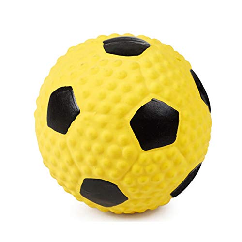 GREENLANS-1 Hundespielzeug Geschenk für Hunde, Rugbyball, hohe elastische Baumwolle, gefüllt, Latex, Geräusch, sicheres und langlebiges Werkzeug, Größe S 4 von GREENLANS-1