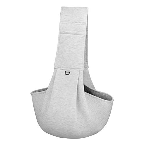 GRFIT Hundetasche Cat Bag Out Tragbare Umhängetasche Katzentasche Reithundetasche Katzenrucksack Haustierausflugstasche Winter Transportbox (Color : Light Grey) von GRFIT