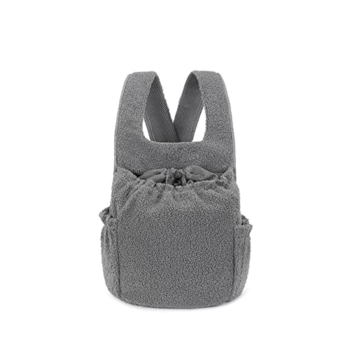 Hundetasche Rucksack for kleine Hunde Pet Transport for Welpen Bag Dog Walking Bags Mini Cat Transporter Pet Bag Puppy Transportbox (Color : Grijs) von GRFIT