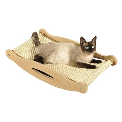 Kratzpappe für Katzen 60 x 30 cm Katzenstreu-Haustierliege, verschleißfestes, kratzfestes Katzenkratzbrett, Katzenkrallenschleifen, hölzernes Sisal-Sofakissen Katzenspielzeug von GRFIT