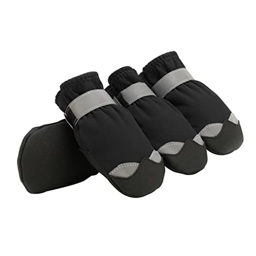 GRIRIW 1 Satz Haustier wasserdichte Schuhe wasserdichte Stiefel Für Haustiere Laufschuhe Für Hunde Verstellbare Hundeschuhe Schneehundestiefel Haustierstiefel Haustierschuhe Pfote Nylon von GRIRIW