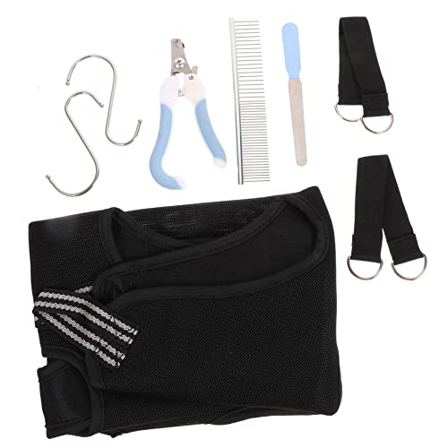 GRIRIW 1 Satz Katze Hund Hängematte Haustiernagel Clipper Katzenpflegekamm pet Grooming Tool hundehängematte Haustierbedarf Professionelle Pflegehängematte Atmungsaktives Sandwich-Mesh von GRIRIW