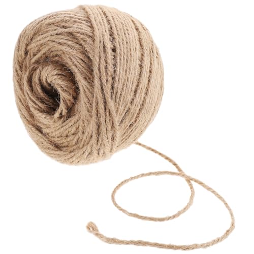 GRIRIW Dekoratives Hanfseil 80M Für DIY Projekte Retro Stil Sisal Kratzseil Für Katzen Vielseitig Einsetzbar 3mm Zufällige Farbe Ideal Für Kratzmöbel Und Dekoration von GRIRIW