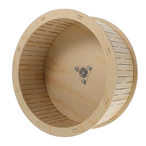 GRIRIW Gesunde Spielzeit Für Ihren Hamster 1pc Holz Laufrad Für Haustiere Haustierbedarf von GRIRIW