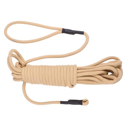 GRIRIW 10 Hundeleinen Outdoor Laufleine Einziehbare Langleine Laufgürtel Hundespaziergangstraining Für Hunde Für Hunde Großer Rassen Welpen Haustier Hundetrainingsleine Khaki von GRIRIW