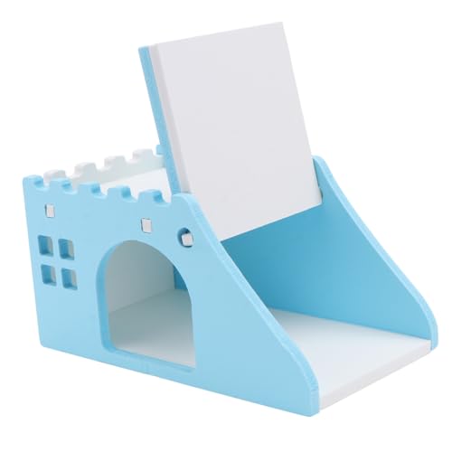 GRIRIW 1Stk Little Pet Staircase Villa für kleine Haustiere Hamsterhütte Holz nagerhaus kleintierhaus Spielzeug Spielset Holz kleines Haustierhaus Hamstervilla hölzern von GRIRIW