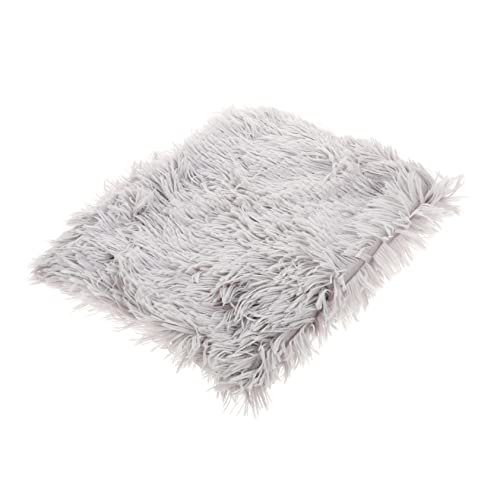 GRIRIW 1Stk Plüsch Haustiermatte Pelz Bereich Teppich Wurfkissen für Haustiere Winter Teppiche Anti-Rutsch-Haustierkissen warme Sofamatte rutschfest Plüsch-Pad Katzenbett Decke Polyester von GRIRIW