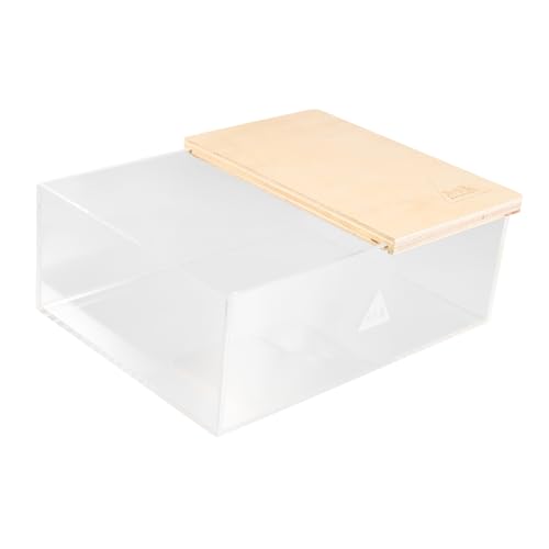 GRIRIW 1Stück Hamster Badewanne Transparente Bad Box Für Kleintiere Haustierbedarf Für Rennmäuse Für Sandbäder von GRIRIW