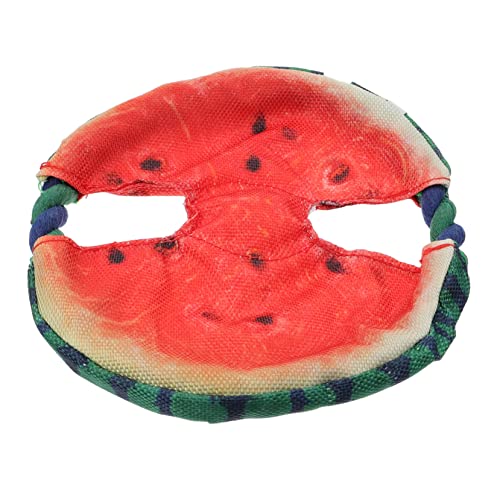 GRIRIW 1Stück Haustier Wassermelonen Schwimmende Fliegende Für Interaktives Kauspielzeug Für Strand Wasser Pet Floating Toy von GRIRIW