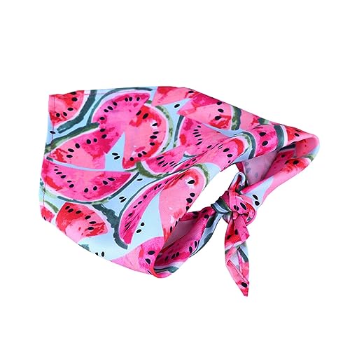 GRIRIW 1stk Haustier-lätzchen Bandana Für Hunde Welpenhalsband Hundehalsbänder Für Mittelgroße Hunde Hund Zahnbürste Tierhaarentferner Für Hunde Leckereien Für Welpen Rosa von GRIRIW