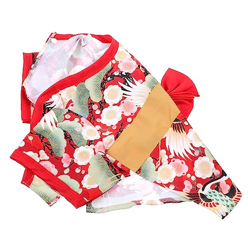 GRIRIW Haustier-Kimono Japanische Hundekleidung Haustierkleid Einzigartiges Design für Partys Helles von GRIRIW