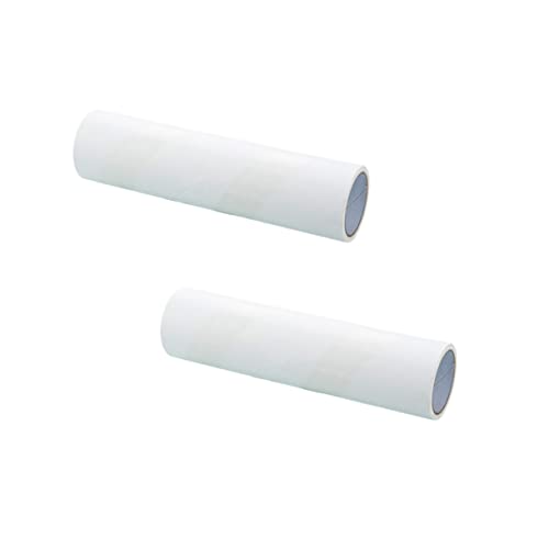 GRIRIW 2 Stück klebriges Rollenpapier riesiger Fusselroller Fusselrolle wiederverwendbar Lint Roller Ersatzpapier Kleidungsrolle Ersatzpapier Papier ersetzen Haarrollenpapier von GRIRIW