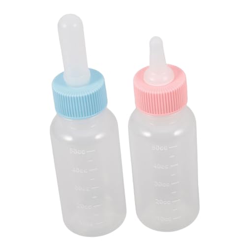 GRIRIW 2st Pet-Flasche Futterstation Für Welpen Fütterungsflasche Für Kätzchen Babyflaschen Für Welpen Tiere Babyflasche Haustierflasche Welpenfutterflasche Lammflaschen Kälberflasche Pp von GRIRIW