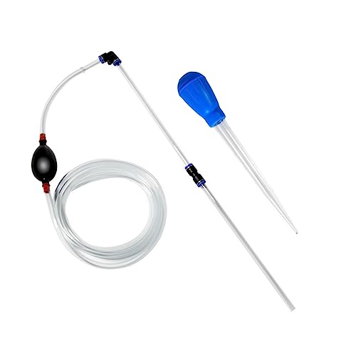 GRIRIW Aquarium Vac Siphon 1 Set Wasserwechsler Werkzeug Für Die Reinigung Von Aquarienkot Entfernung Zufällige Farbe von GRIRIW