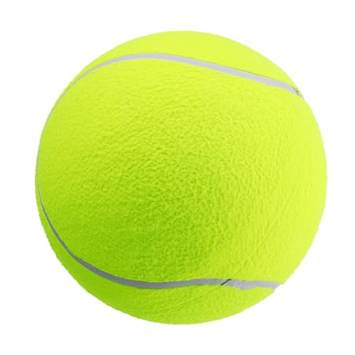 GRIRIW Aufblasbarer Großer Tennisball Für Hunde Spielball Für Haustiere Ideal Zum Kauen Und Langlebiges Hundespielzeug Für Agility Training Und Spaß Im Freien von GRIRIW