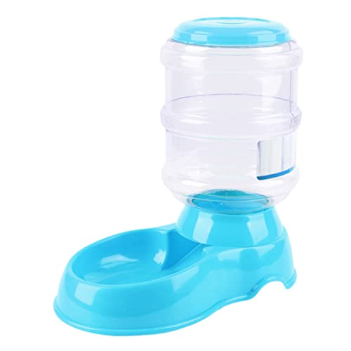 GRIRIW Automatischer Wasserfutterspender Für Haustiere Fressnapf Und Wassernapf Blau Ideal Für Katzen Hunde Und Welpen Auslaufsicheres Design Perfektes Futter Und von GRIRIW