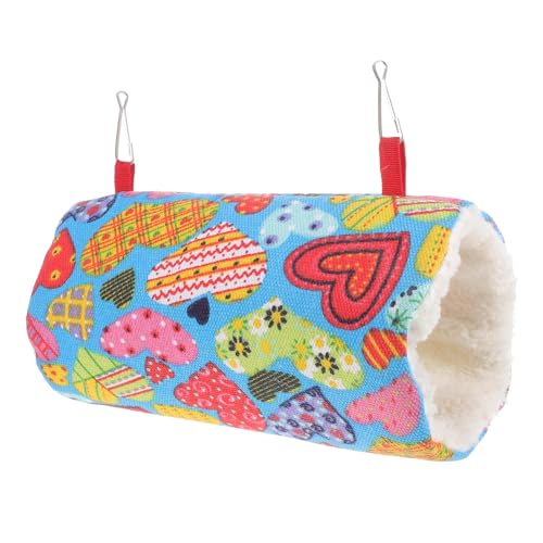 GRIRIW Bequemer Hamster Tunnel Versteck Nest für Kleine Haustiere Hängematte für Frettchen Meerschweinchen und Chinchillas eine Gemütliche Spielumgebung GRIRIW Bequemer Hamster Tunnel Versteck Nest für Kleine Haustiere Hängematte für Frettchen Meerschweinchen und Chinchillas eine Gemütliche Spielumgebung von GRIRIW