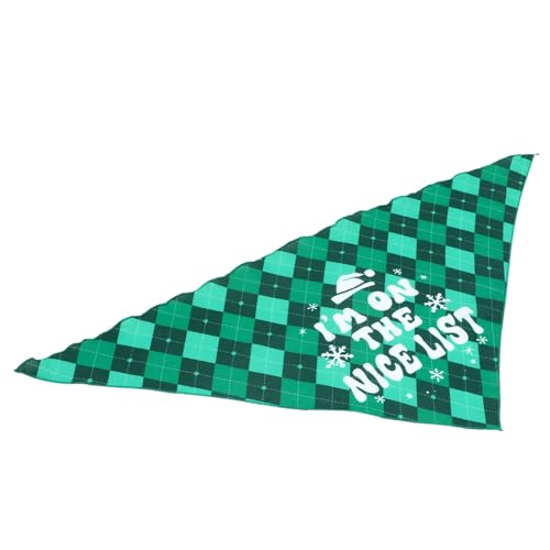 GRIRIW Dekoratives Hundehalstuch Aus Polyester Waschbares Katzenhalstuch Weihnachts Haustier Bandana Welpen Bandana Halsband von GRIRIW