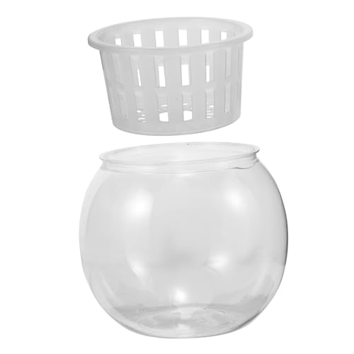 GRIRIW Desktop-zierfischbecken Tank Wasser Schüssel Panzer Bubble Bowl-vase Luft Aquarium Dekorationen Für Aquarien Fischschalen Aus Kunststoff Fischglas Klarer Fischhalter Plastik von GRIRIW